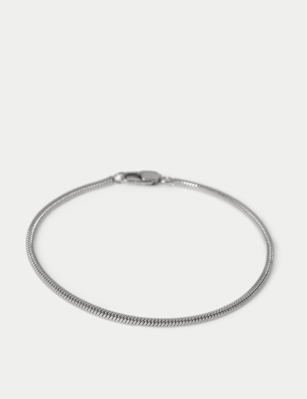 Autograph Men's Auto Snake Chain Bracelet - Silver