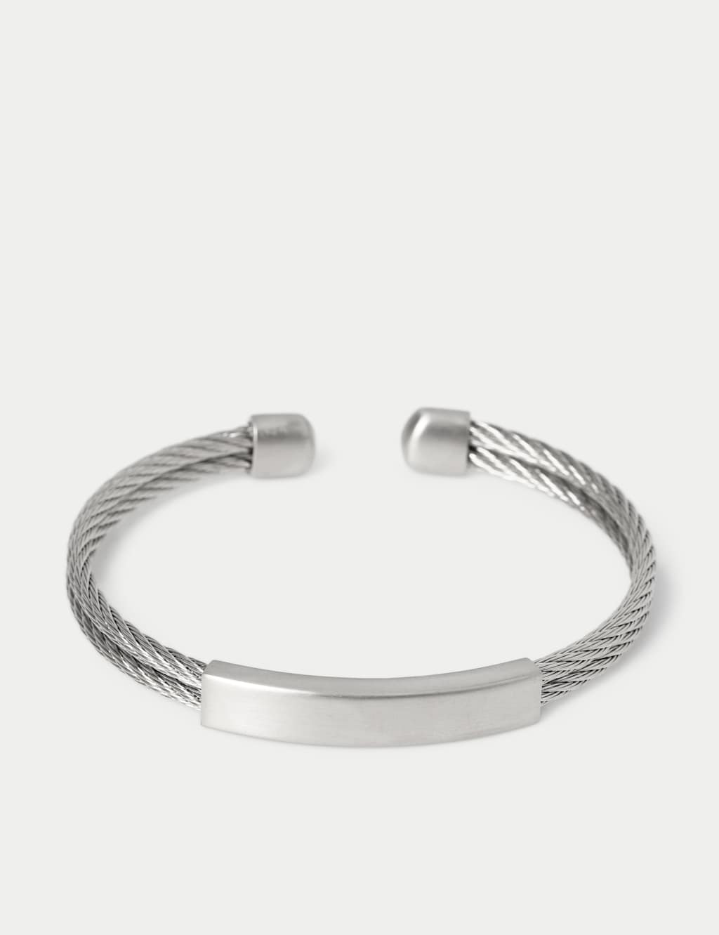 Autograph Men's Auto Stainless Mesh Cuff - Silver