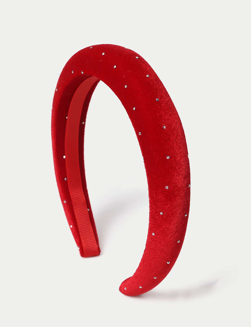 M&S Christmas Red Bow Aliceband Red