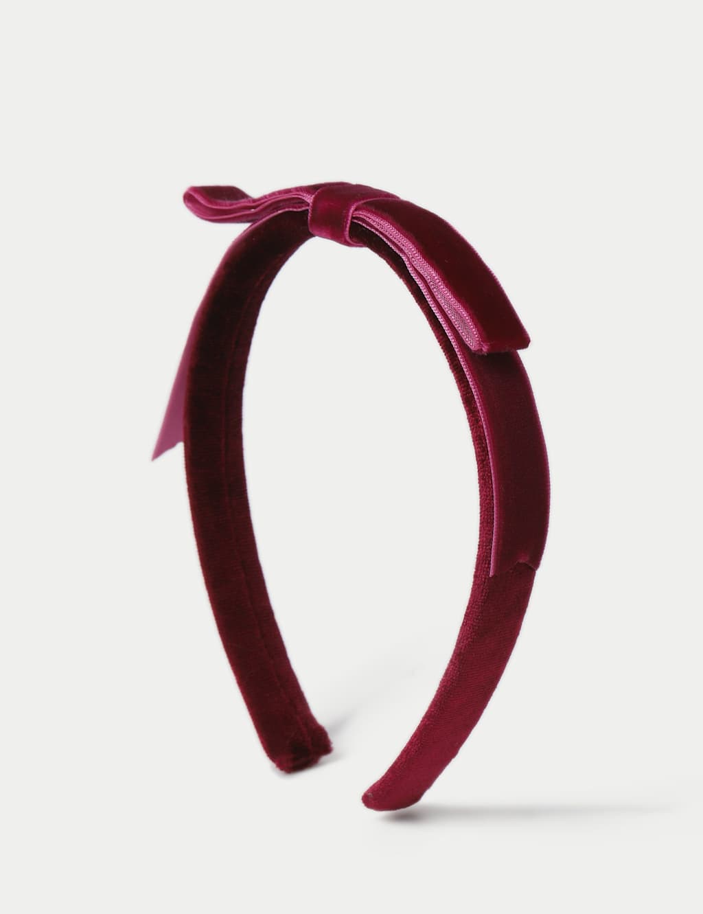 M&S Bow Top Aliceband Red