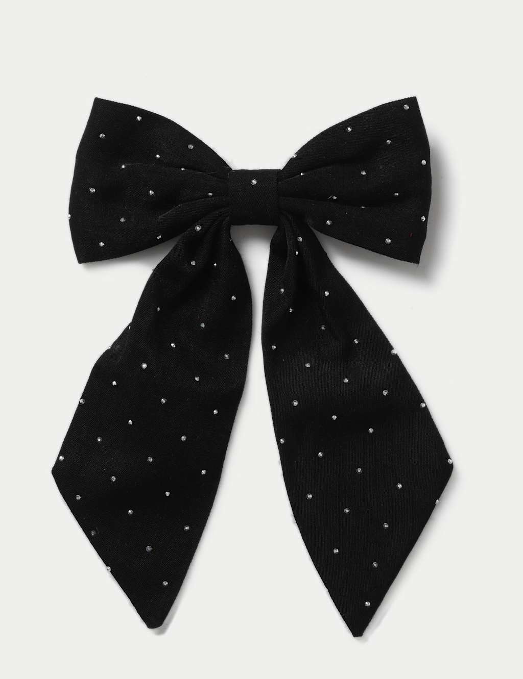 M&S Embellished Bow Black