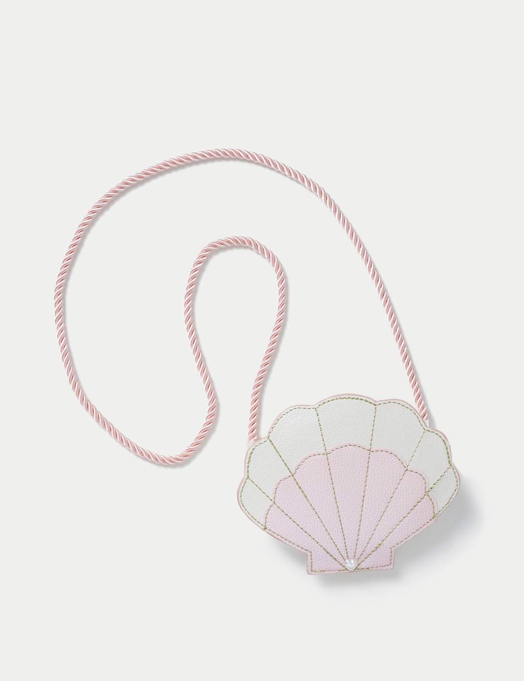 M&S Girls Shell Cross Body Bag - Pink