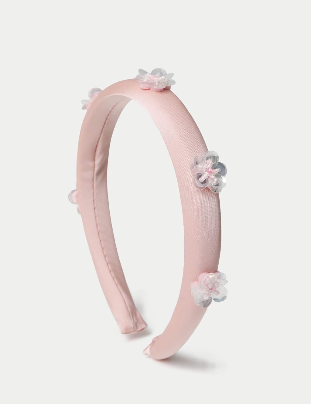 M&S Girls Occasion Pink Embellished Aliceband