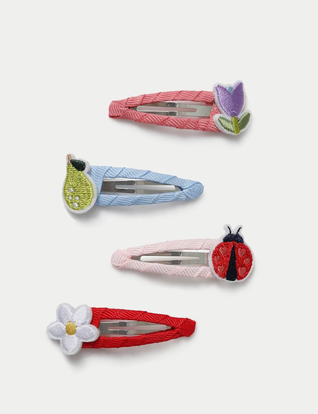 M&S Girls Mixed Motif Hair Clips - Multi