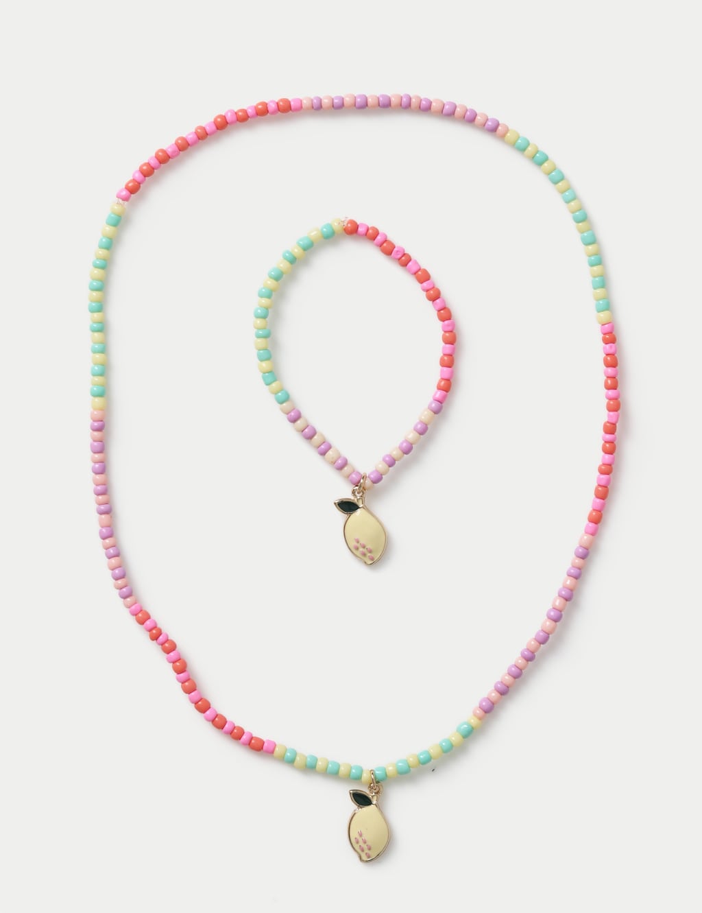 M&S Girls Beaded Fruit Jewellery Multipack