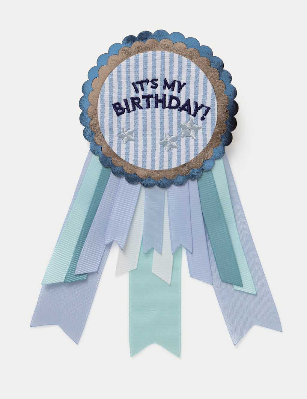 M&S Girls Birthday Circular Badge - S-M - Multi