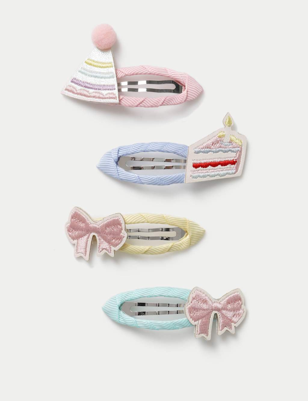 M&S Girls Birthday Motif Snaps - S-M - Multi