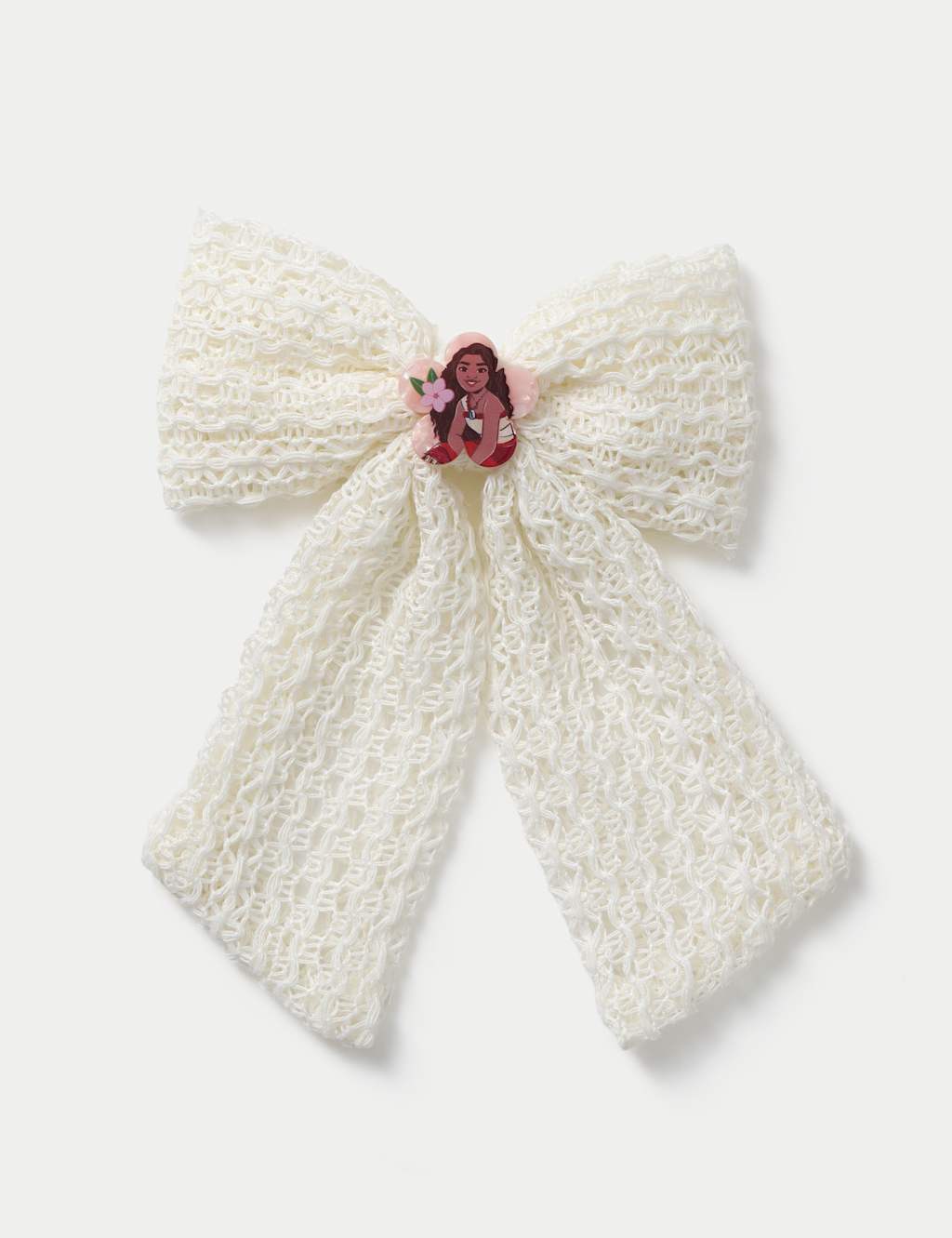 M&S Girls Moana Knit Bow - S-M - Cream