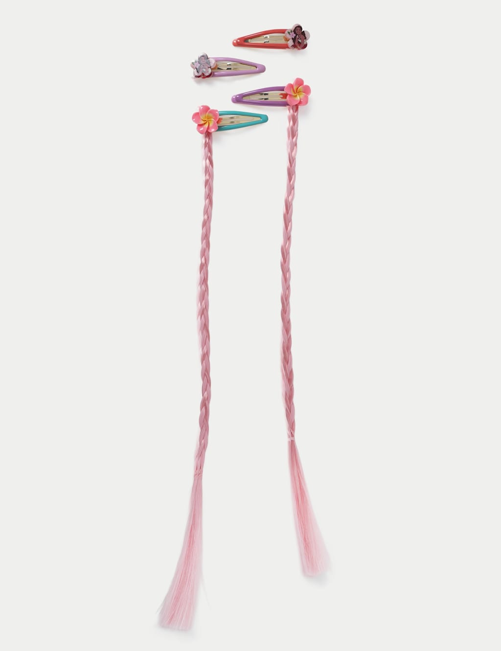 M&S Girls Moana Fake Hair Clips - S-M - Multi