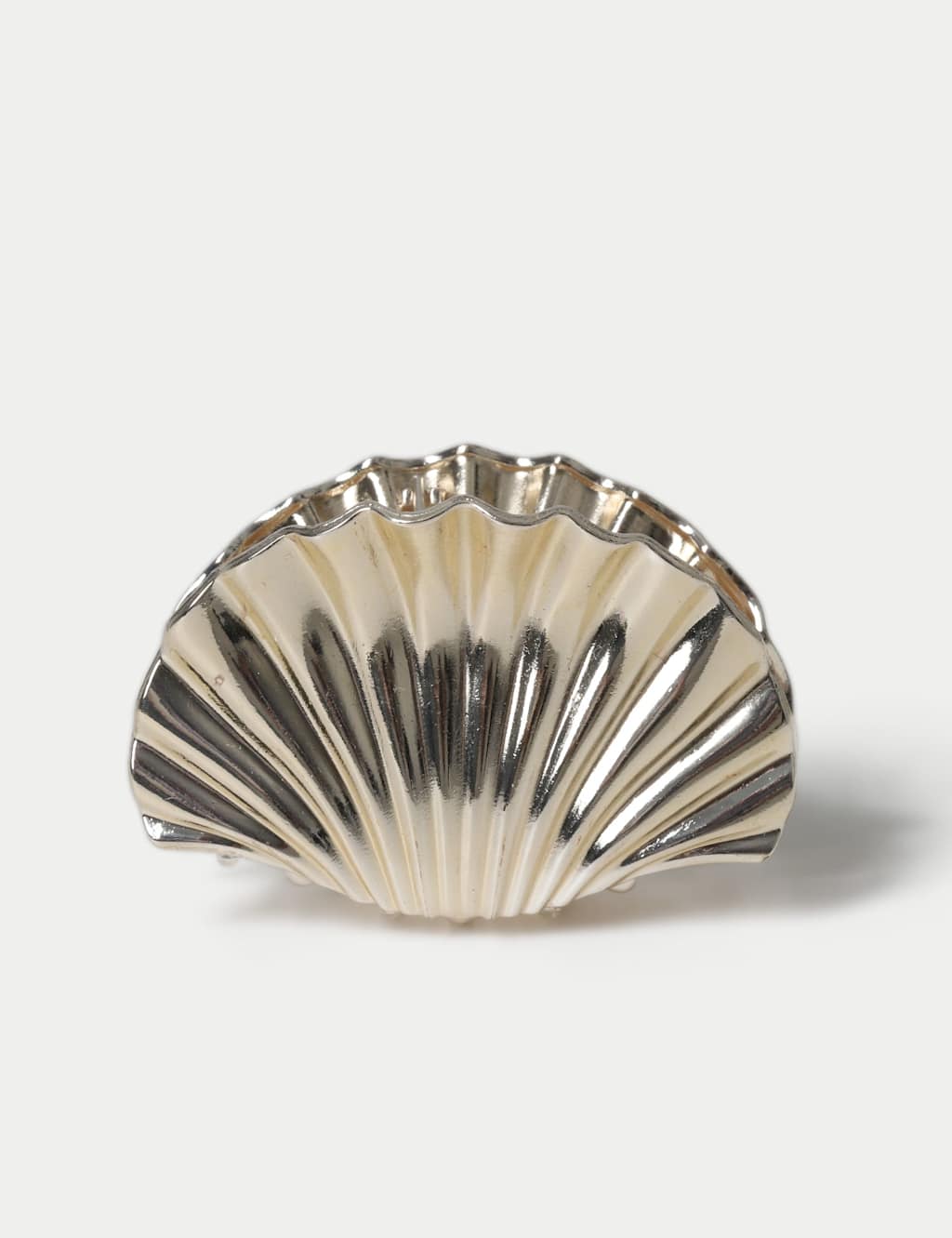 M&S Girls Gold Shell Claw - S-M