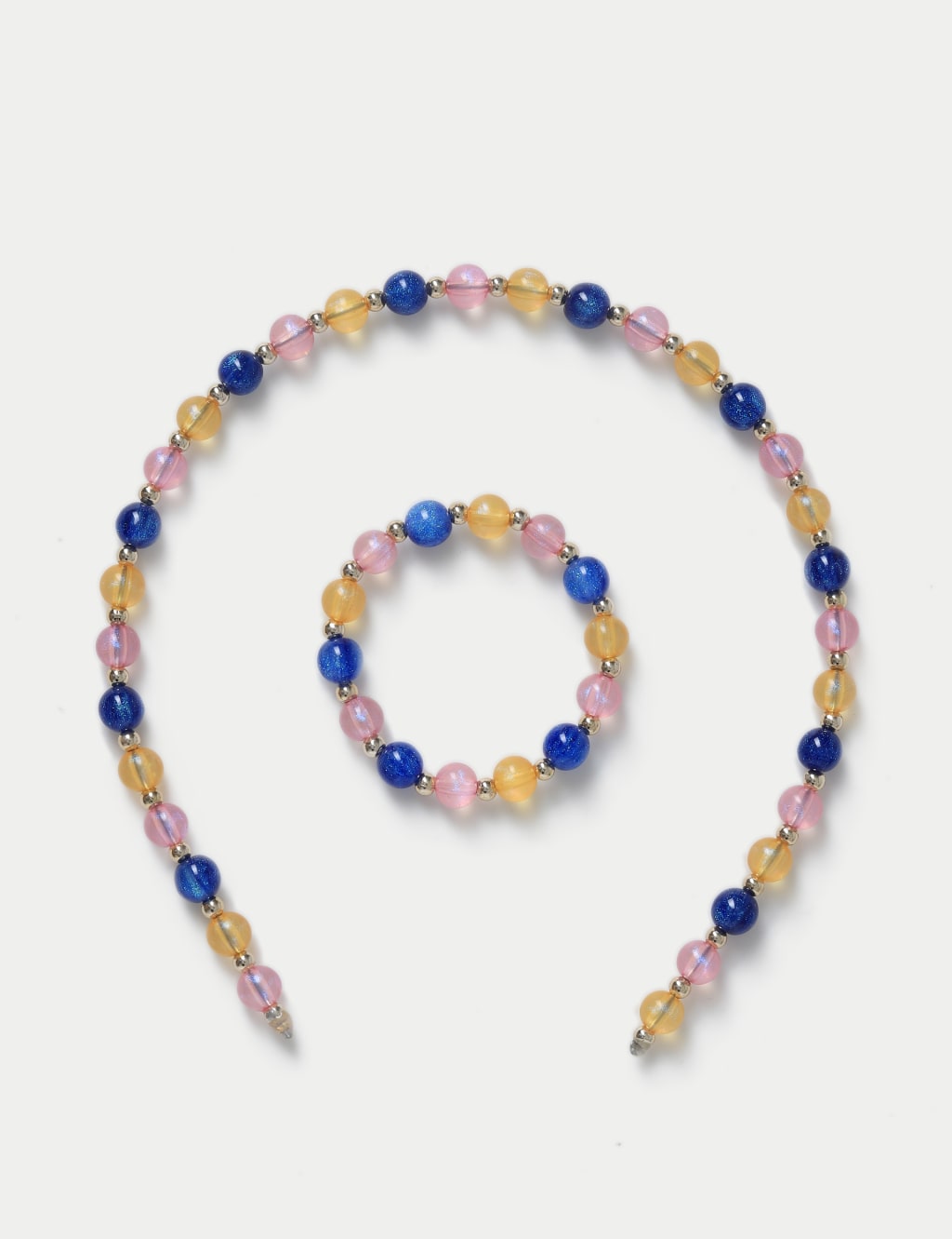 Beaded Headband and Wristwear Set
