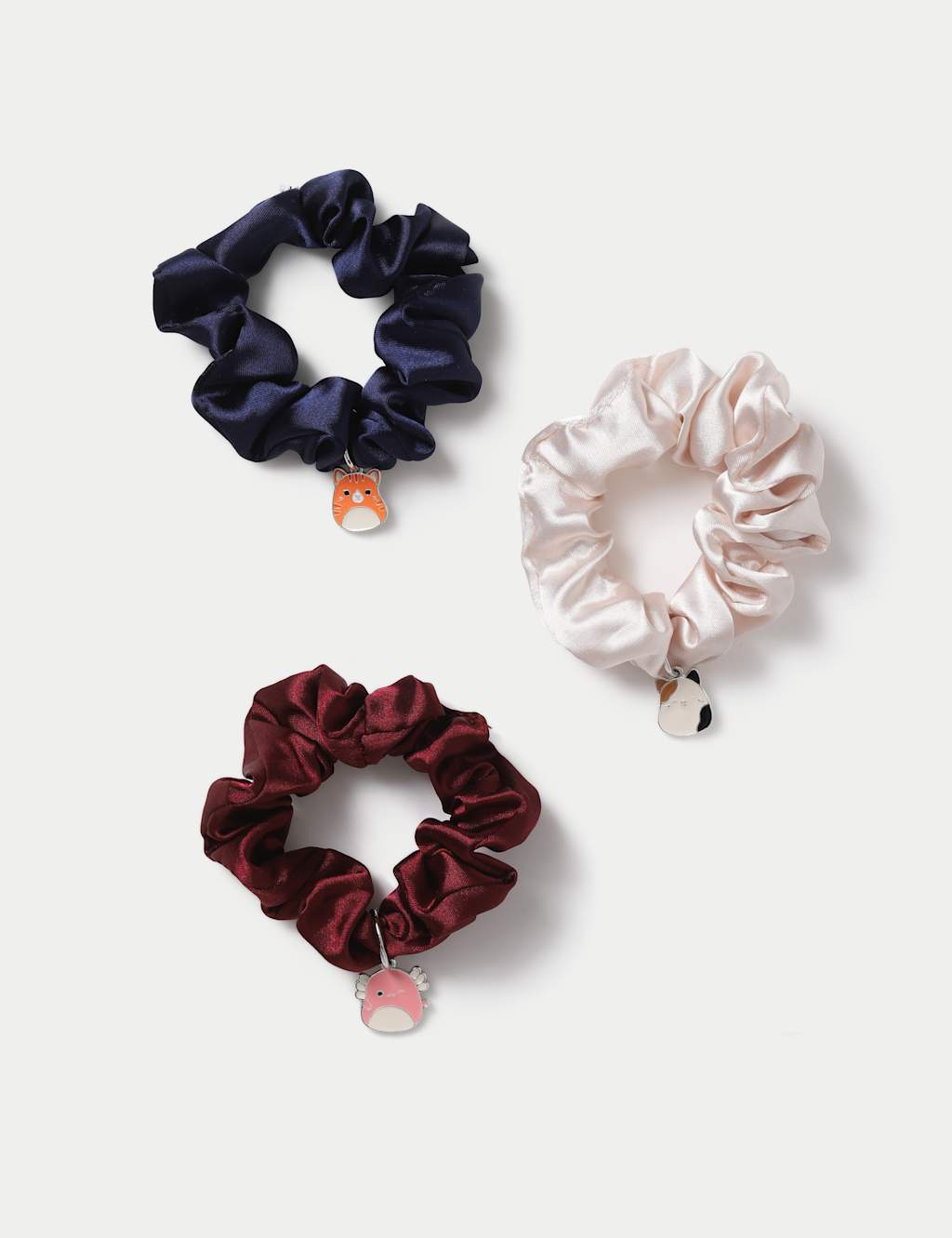 M&S Squishmallows Charm Scrunchies Multi