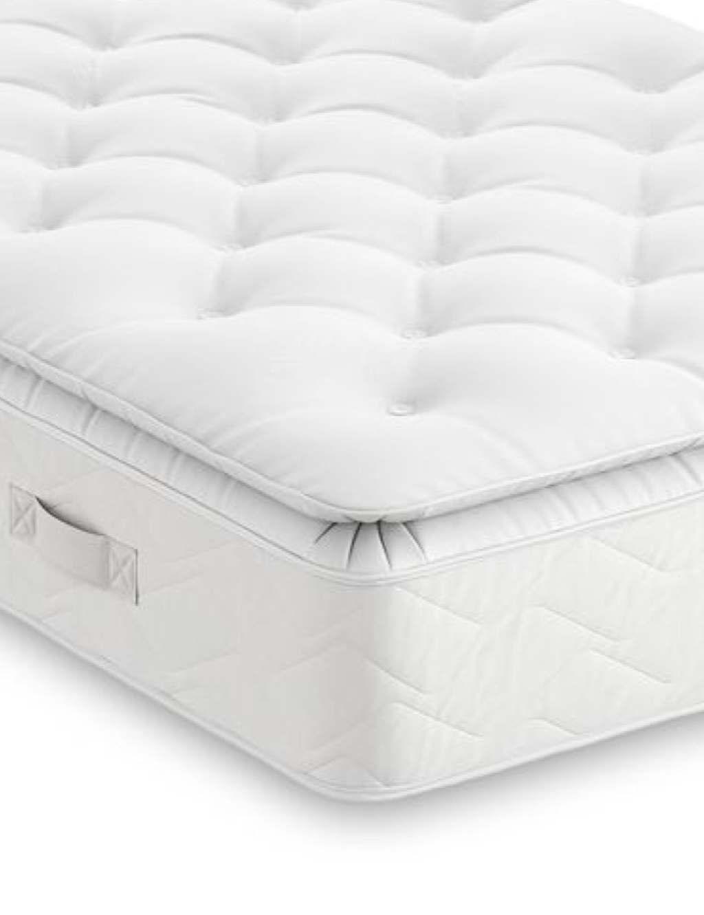M&S 1050 Pocket Spring Medium Pillowtop Mattress White