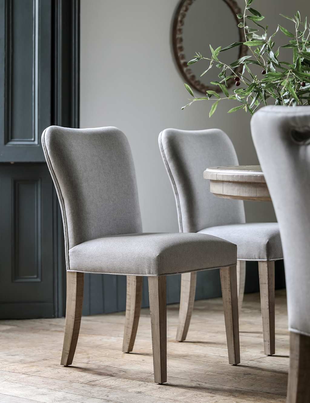Set of 2 Vancouver Fabric Dining Chairs