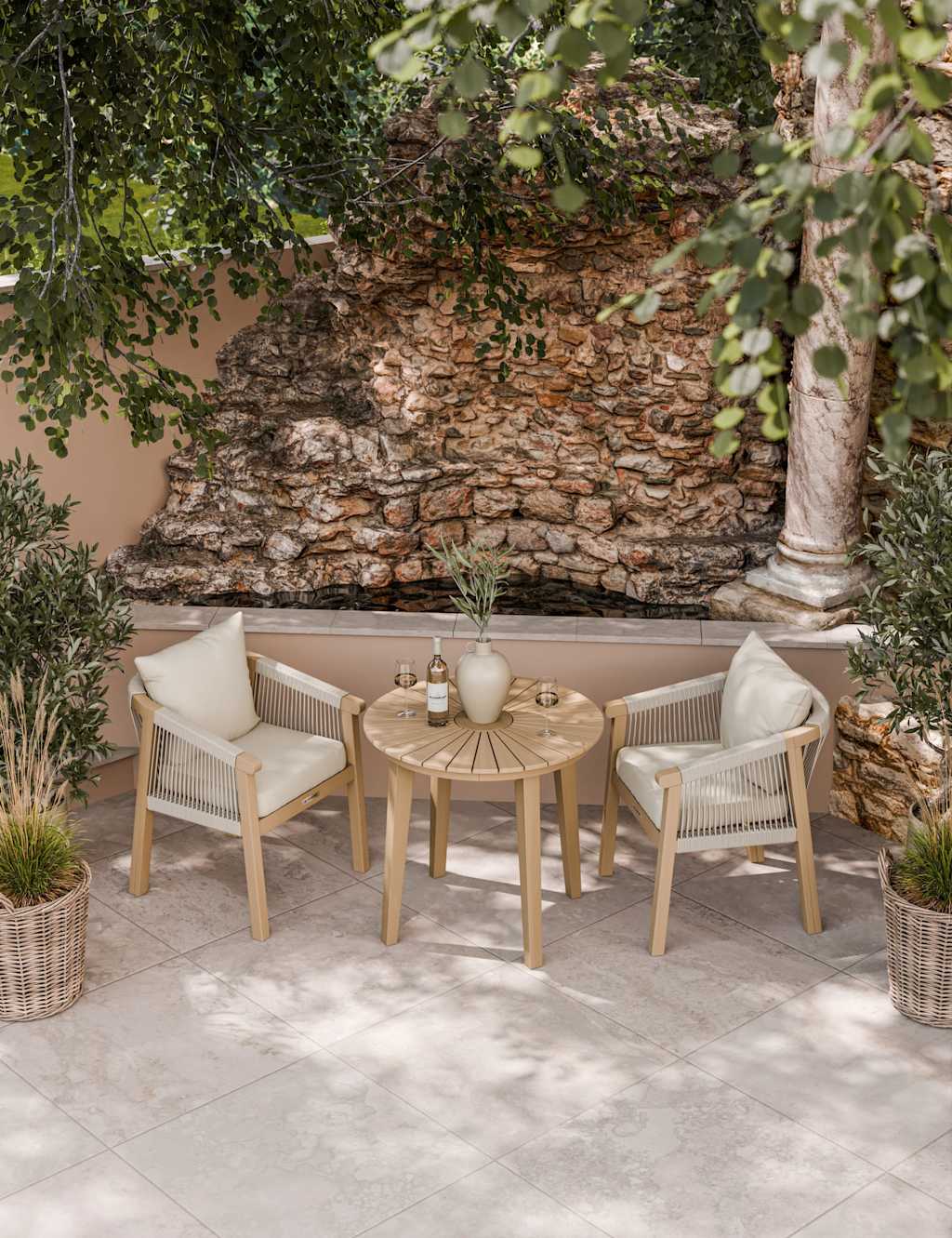 Roma Bistro Table and 2 Chairs