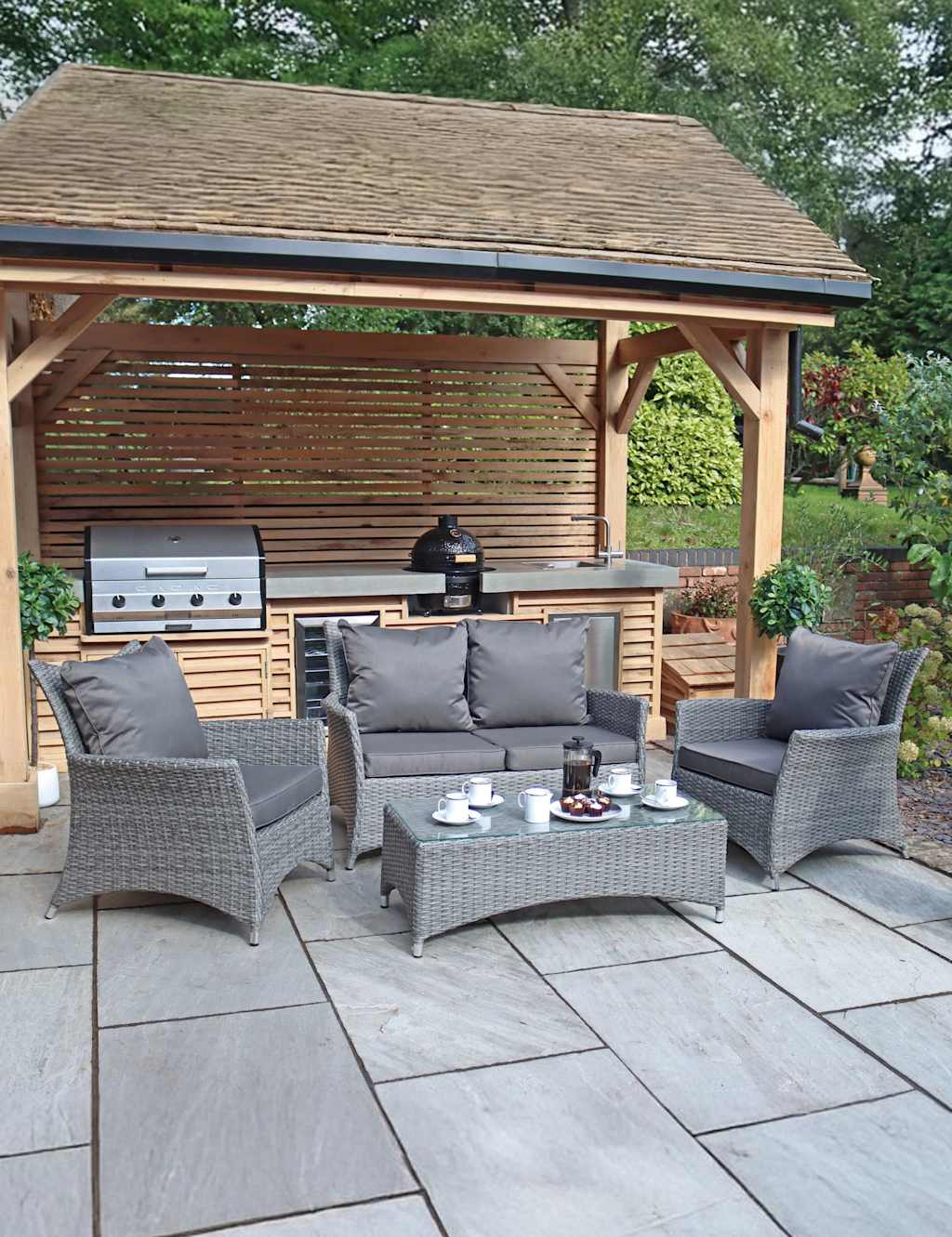 Paris 4 Seater Lounge Set