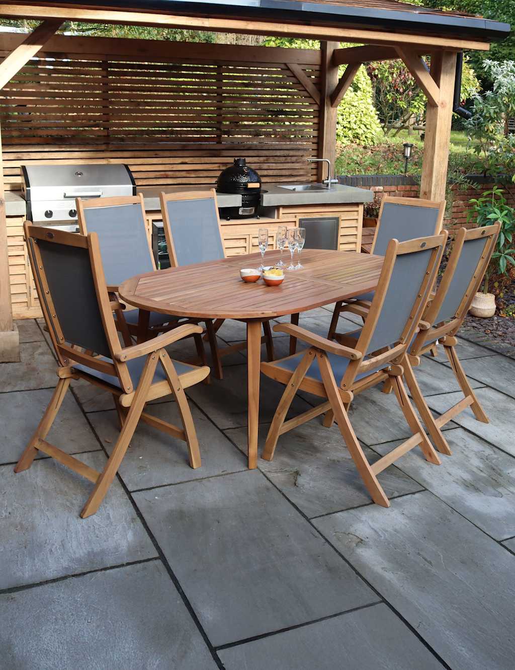 Ellipse Henley 6 Seater Dining Set