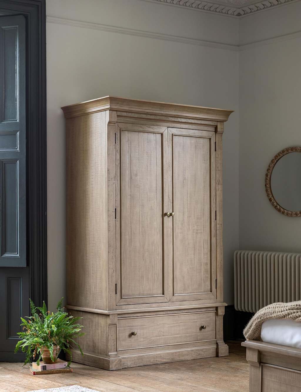 Gallery Direct Vancouver 1 Drawer Double Wardrobe - Natural - Available at M&S