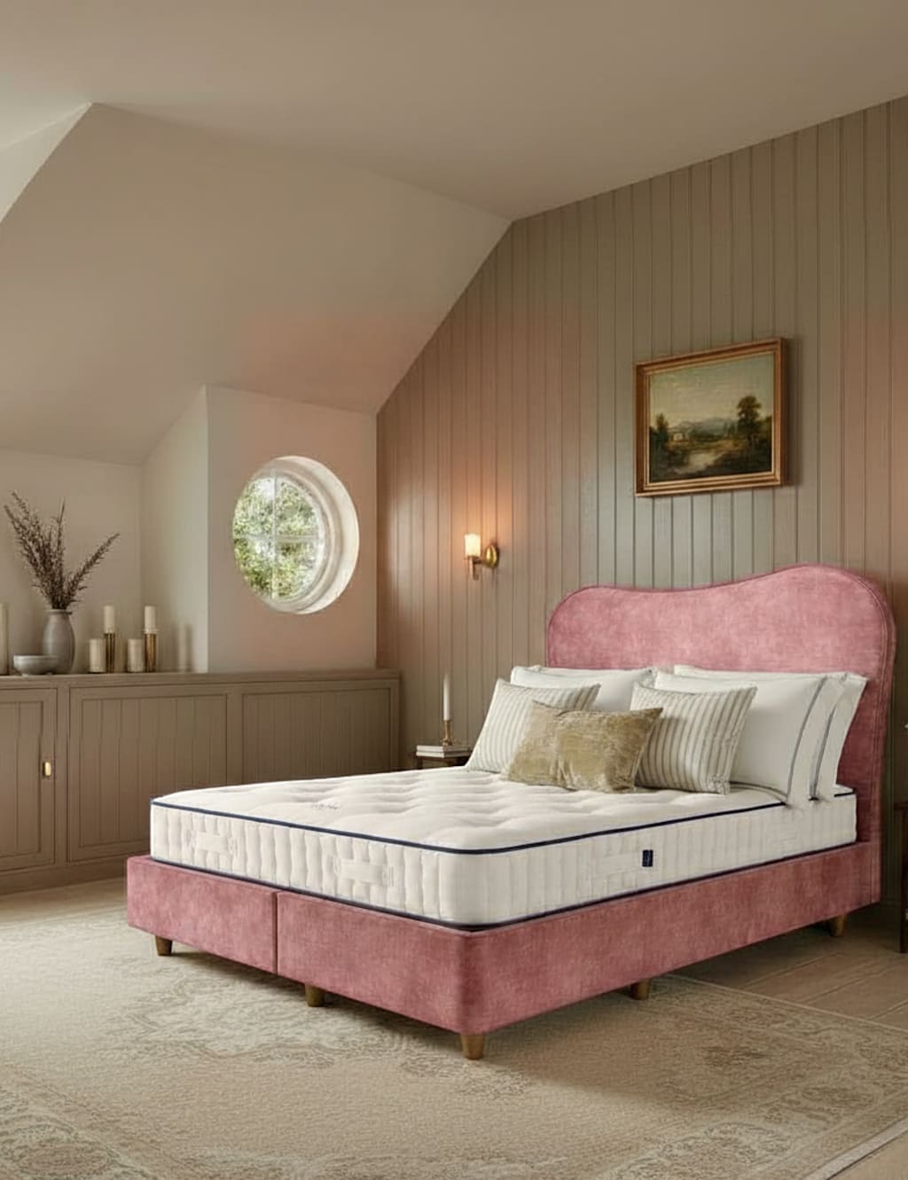 Harrison Spinks Dusk 5750 Medium Pocket Sprung Dual Side Mattress - King Size (5 ft) - White - Available at M&S