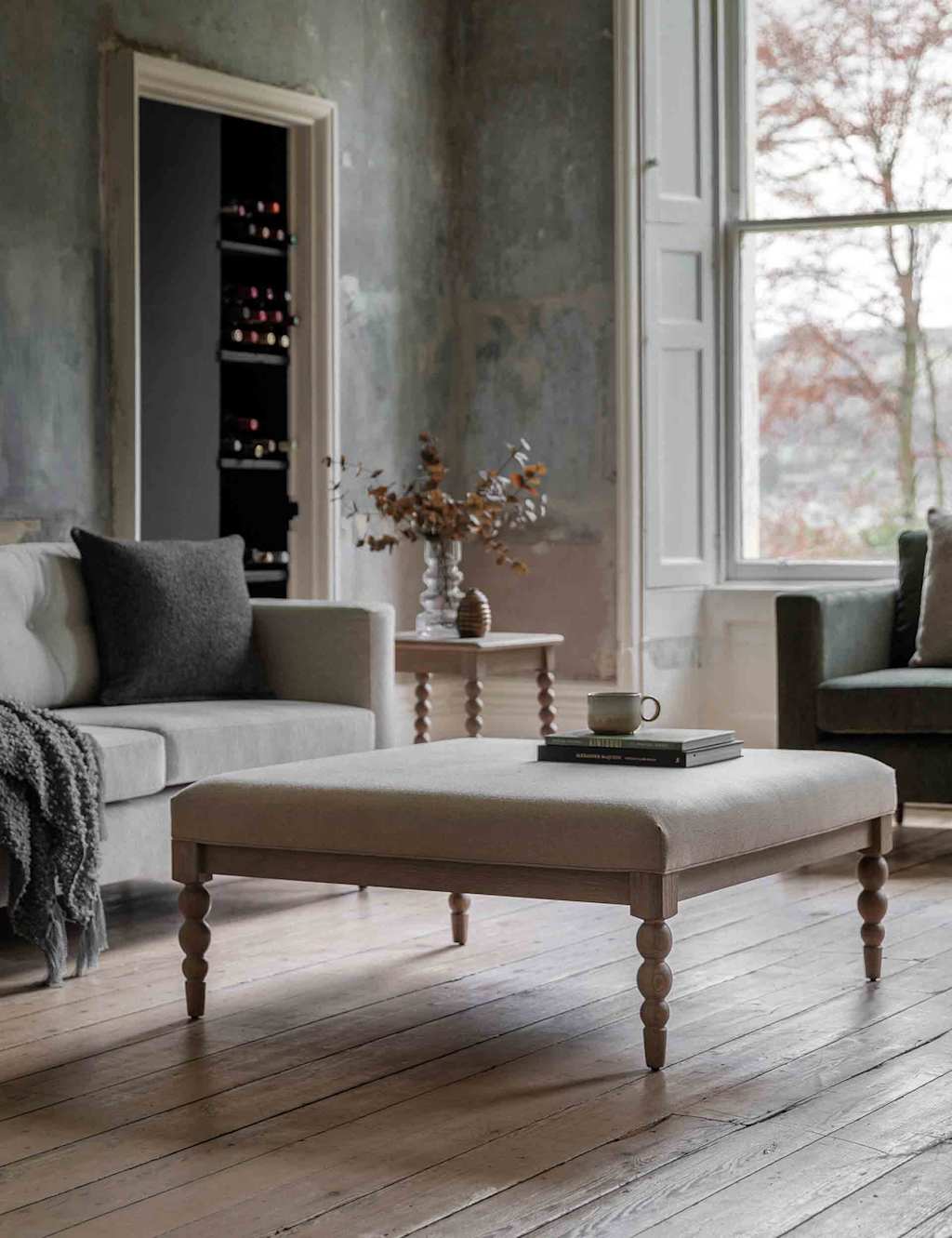 Gallery Direct Artisan Wood Rectangular Coffee Table - Beige Mix - Available at M&S