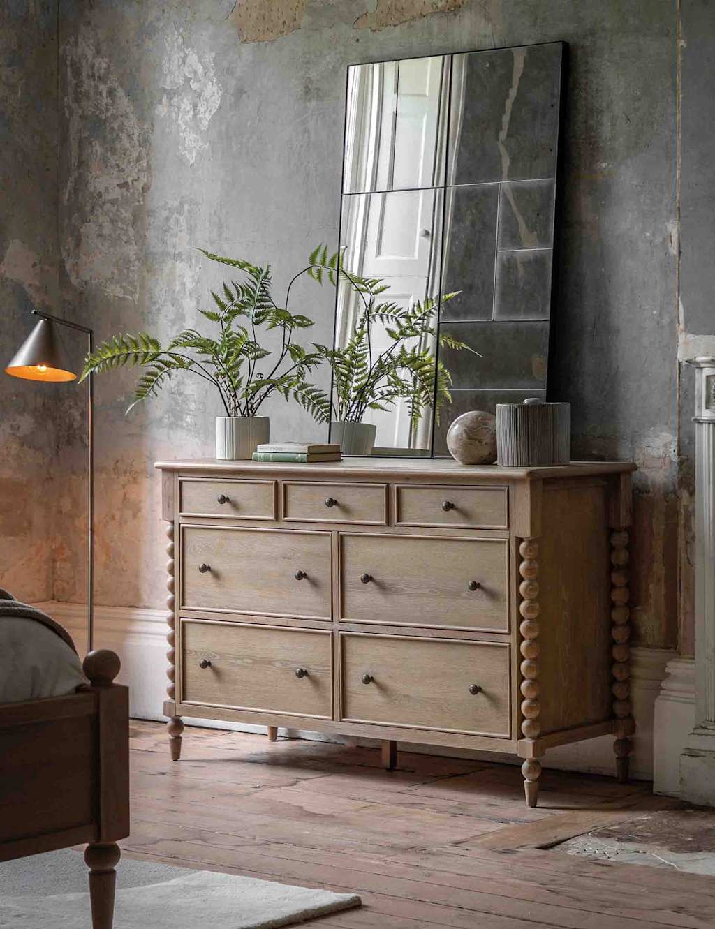 Gallery Direct Artisan 7 Drawer Chest - Natural - Available at M&S