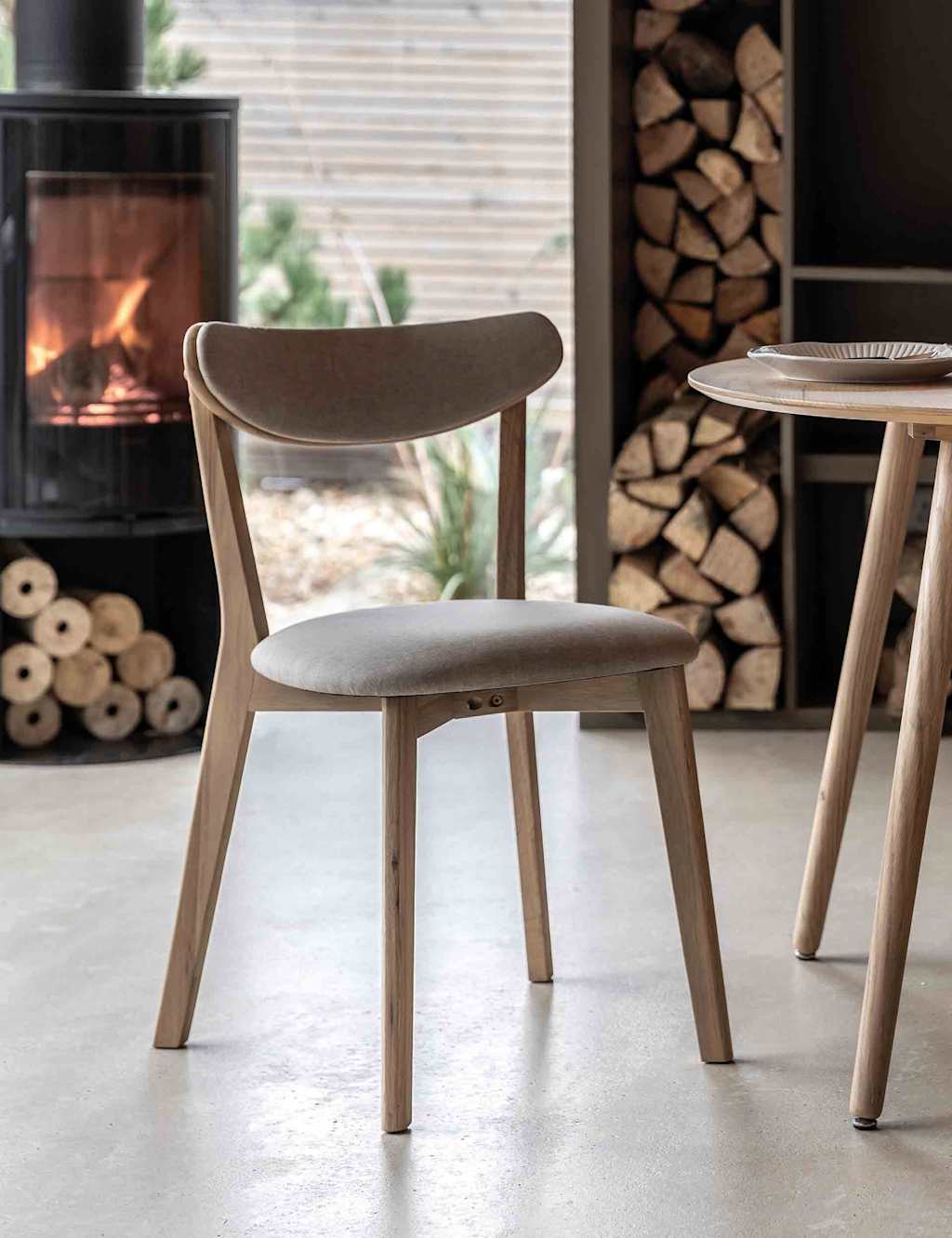 Gallery Direct Set of 2 Hatfield Dining Chairs - Natural Mix - Available at M&S
