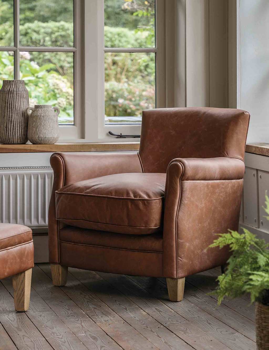 Gallery Direct Armchair - Dark Brown - Available at M&S