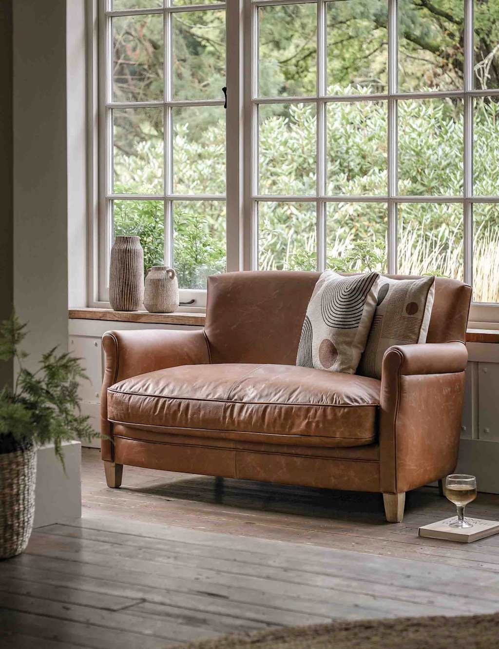 Gallery Direct Mr. Paddington 2 Seater Sofa - Dark Brown - Available at M&S