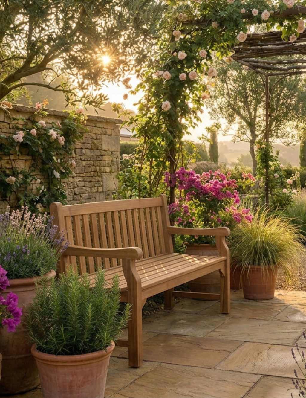 Image of Royalcraft Sofia Large Three-Seater Garden Bench&hellip;