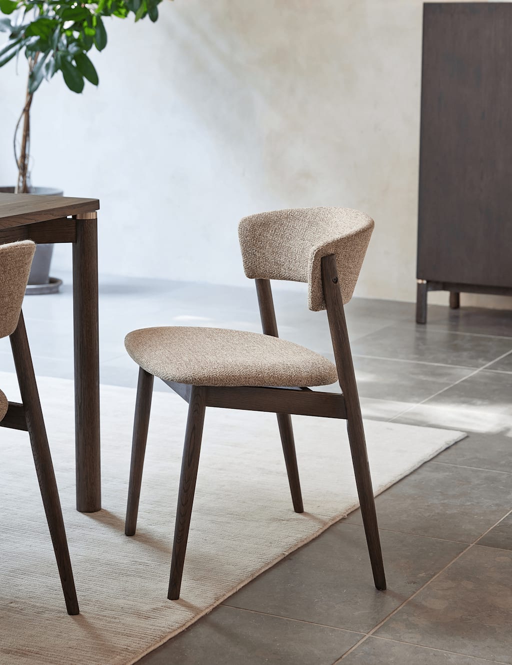 Royalcraft Set of 2 Coco Dining Chairs - Brown - Available at M&S