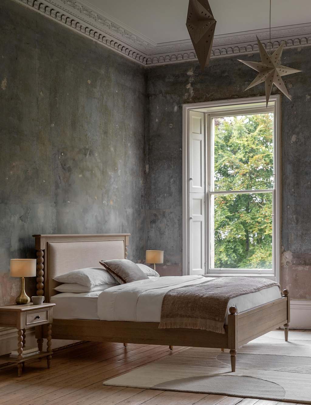 Gallery Direct Artisan Bed - Super King Size (6 ft) - Natural - Available at M&S