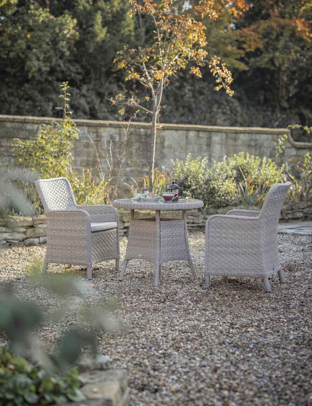 Image of Bramblecrest Patagonia Rattan Bistro Table With&hellip;
