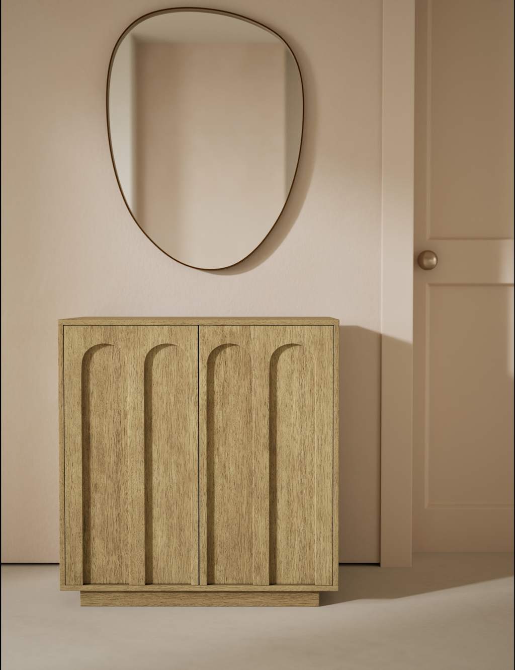 Gallery Direct Oslo 2 Door Sideboard - Natural - Available at M&S