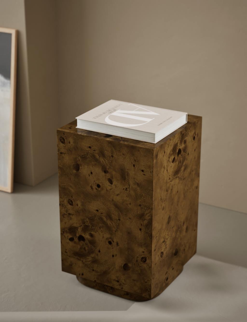 Gallery Direct Burl Side Table - Natural Mix - Available at M&S
