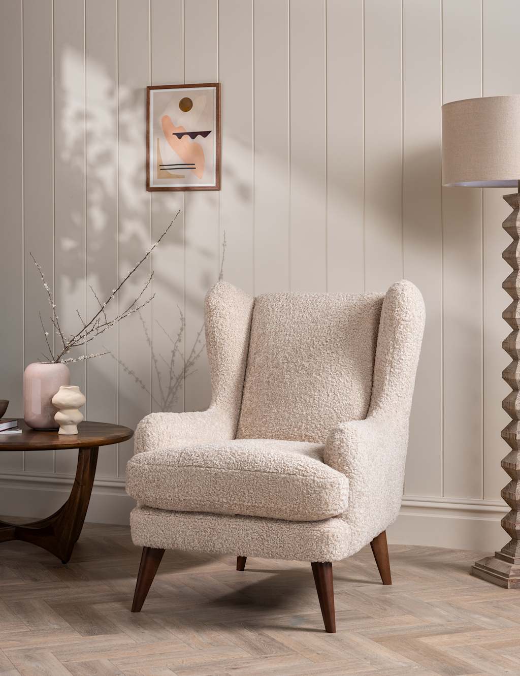 Barker And Stonehouse Sven Armchair - Cream - Available at M&S