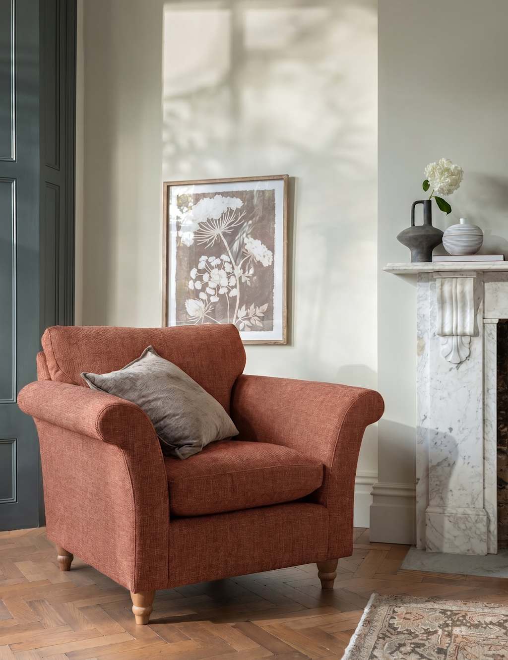 Barker And Stonehouse Amelie Armchair - Dark Red - Available at M&S