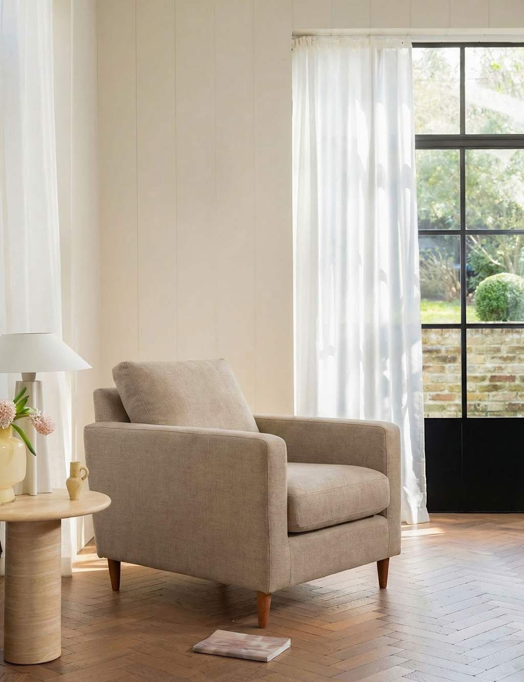 Barker And Stonehouse Todd Armchair - Beige - Available at M&S