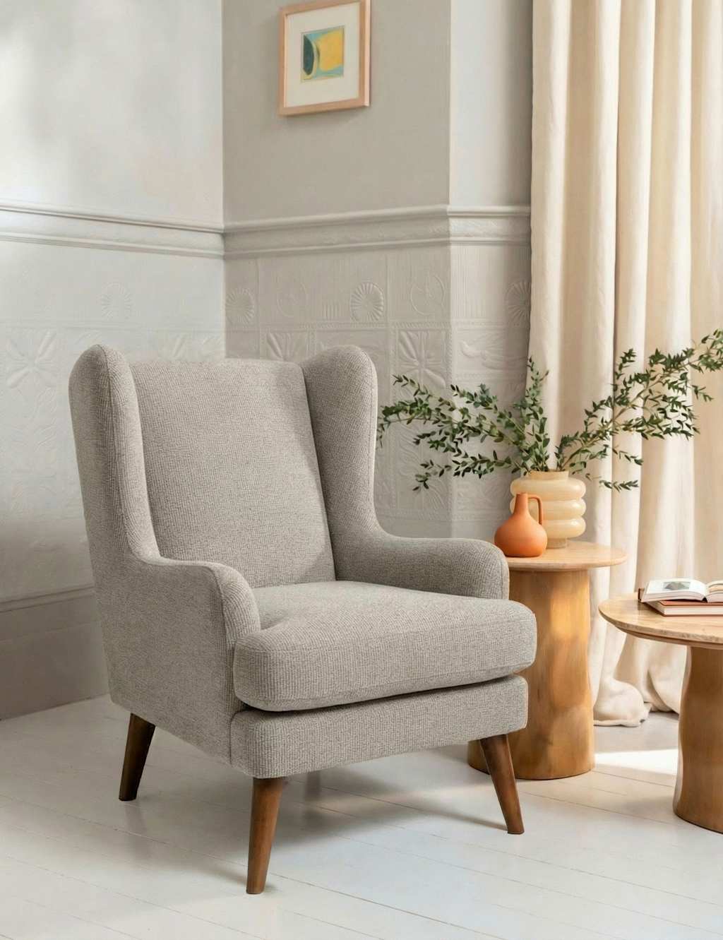 Barker And Stonehouse Sven Armchair - Silver Grey - Available at M&S