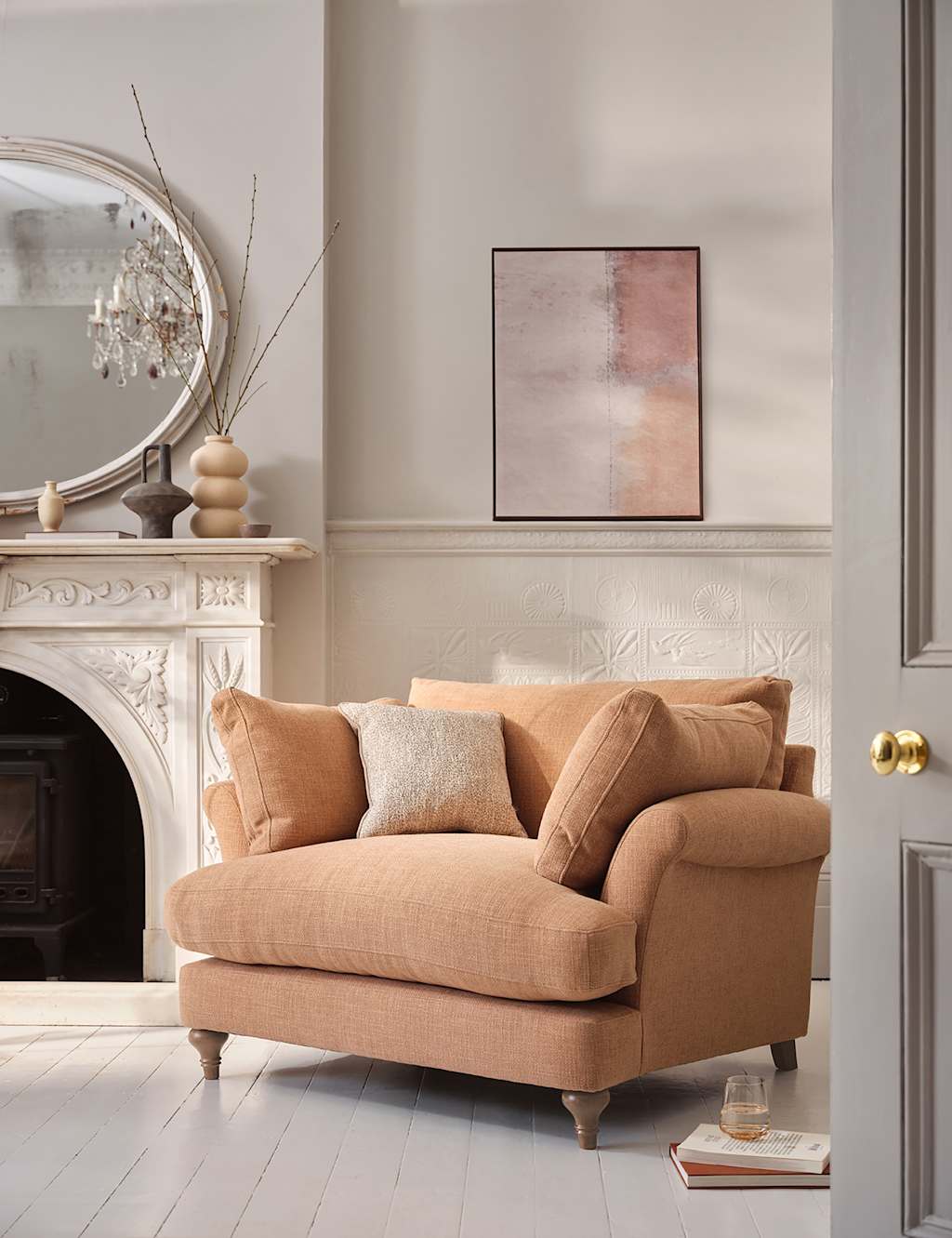 Barker And Stonehouse Isla Snuggle Chair - Camel - Available at M&S