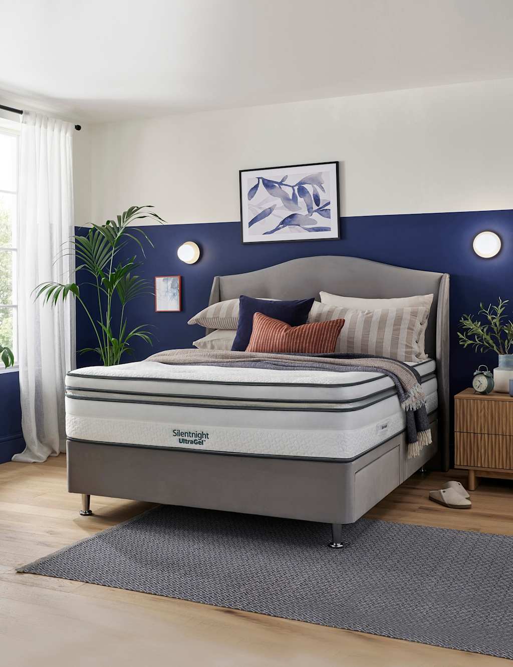 Silentnight UltraGel 2000 Boxtop Mattress - Small Double (4 ft) - White - Available at M&S