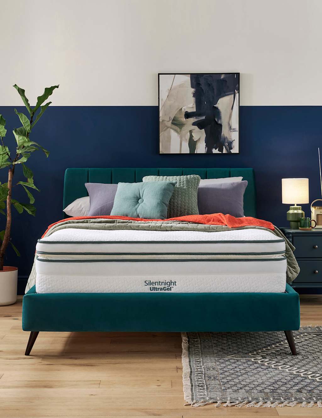 Silentnight UltraGel 3000 Soft Mattress - Super King Size (6 ft) - White - Available at M&S