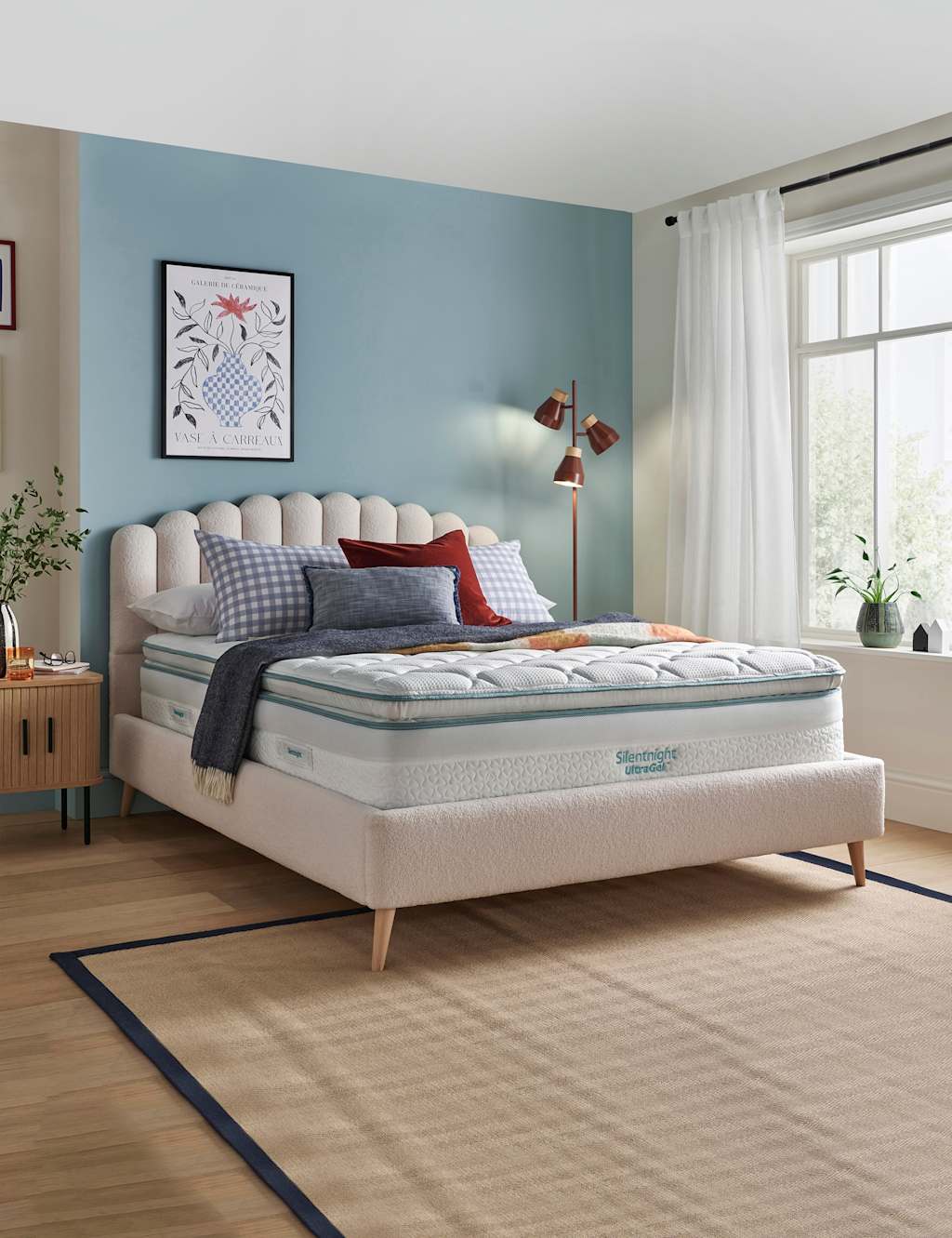 Silentnight UltraGel CoolTouch 2000 Pocket Sprung Mattress - Small Double (4 ft) - White - Available at M&S