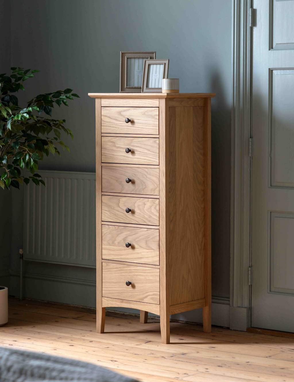 Gallery Direct Rye 6 Drawer Chest - Natural - Available at M&S