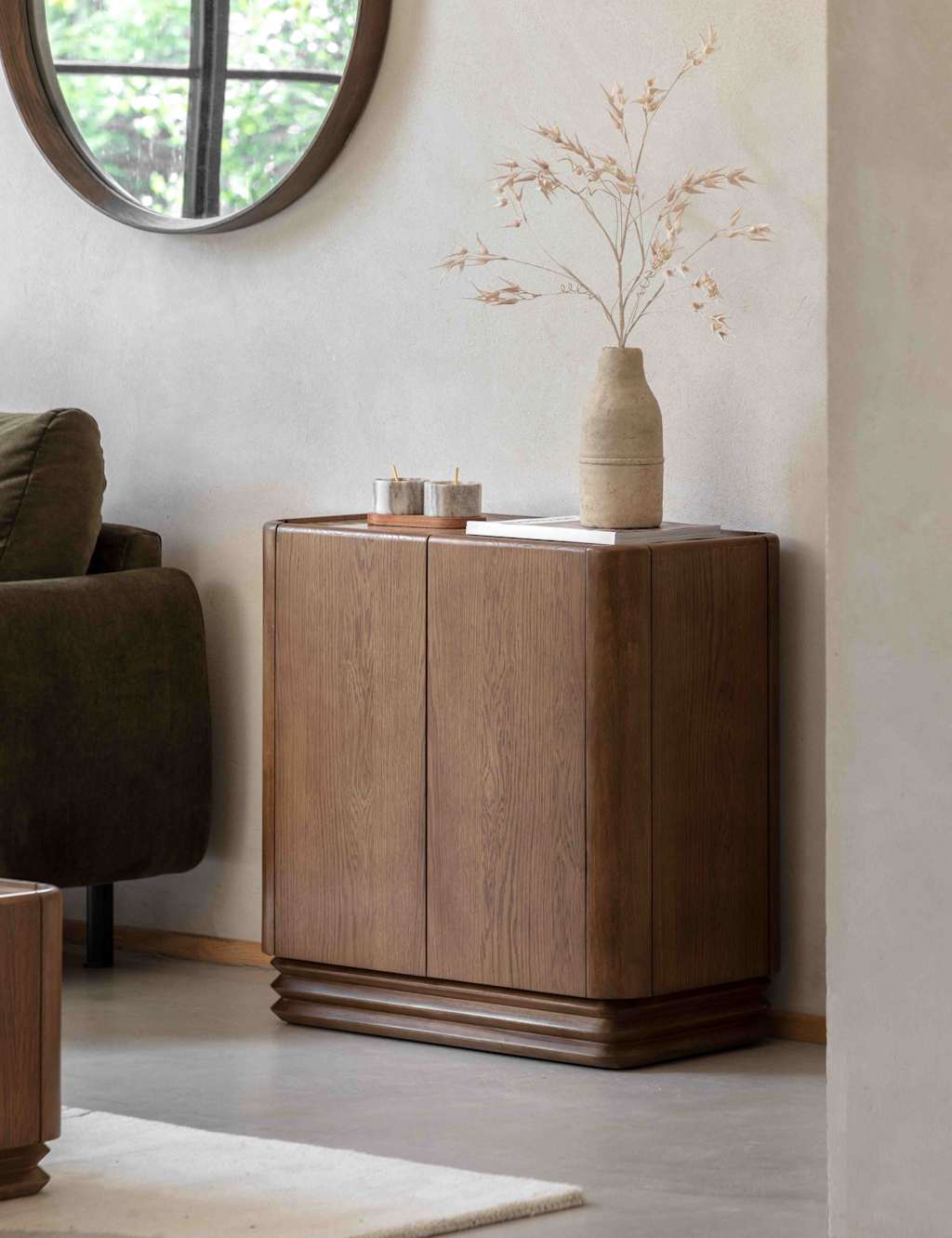 Gallery Direct Dempsey 2 Door Sideboard - Brown - Available at M&S