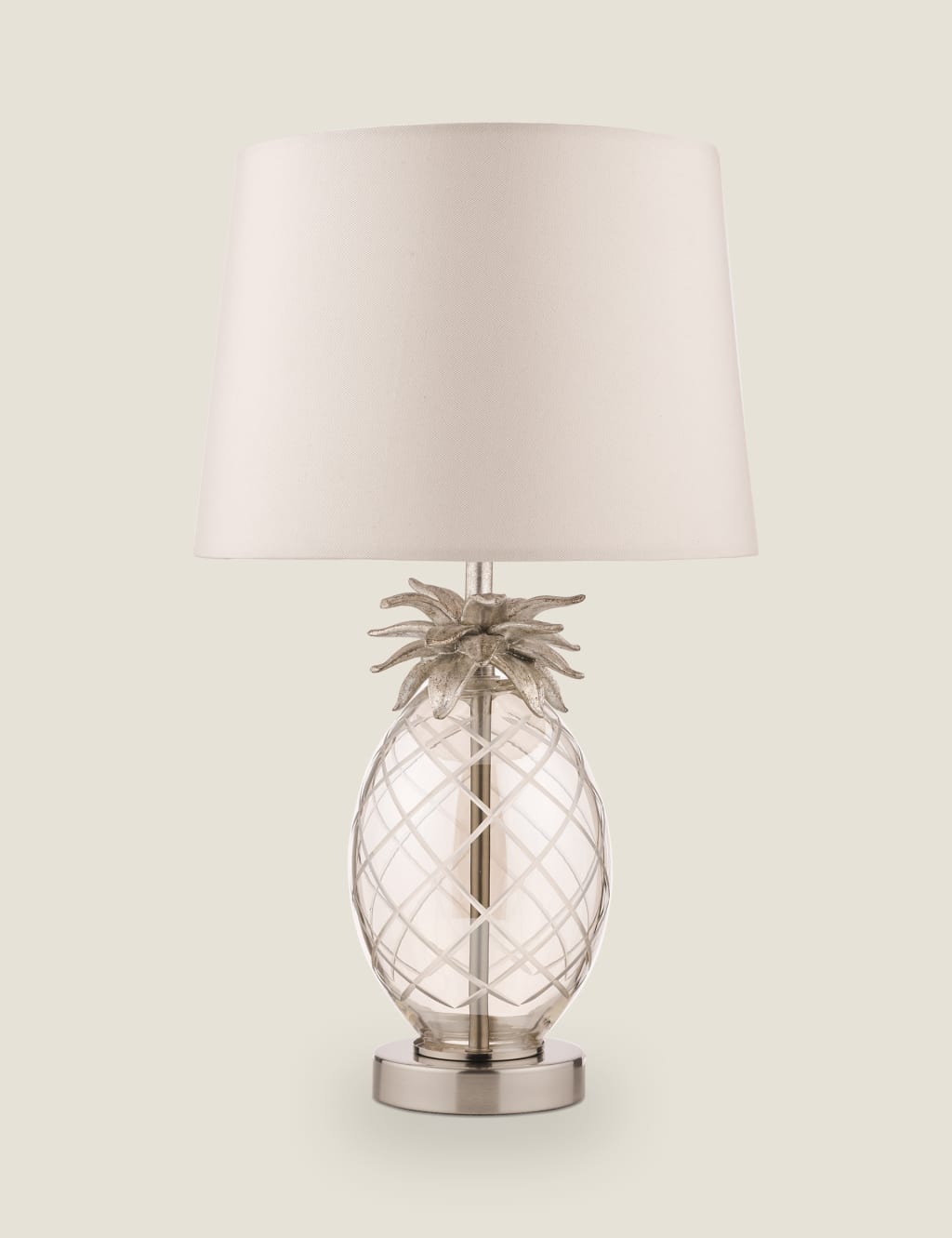 Pineapple Glass Table Lamp