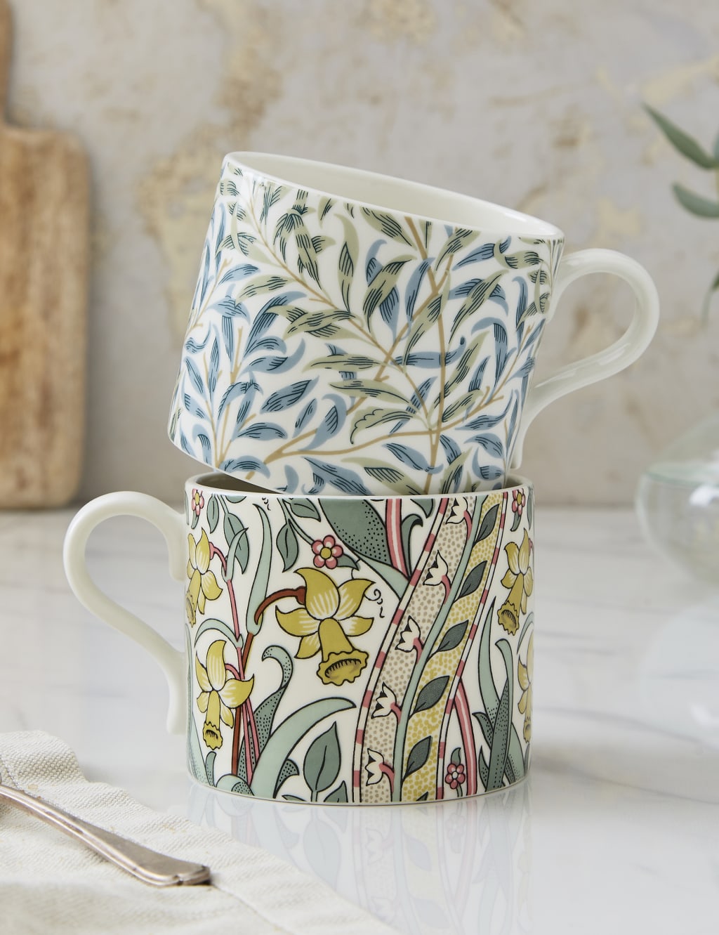 Set of 2 Daffodil Mugs