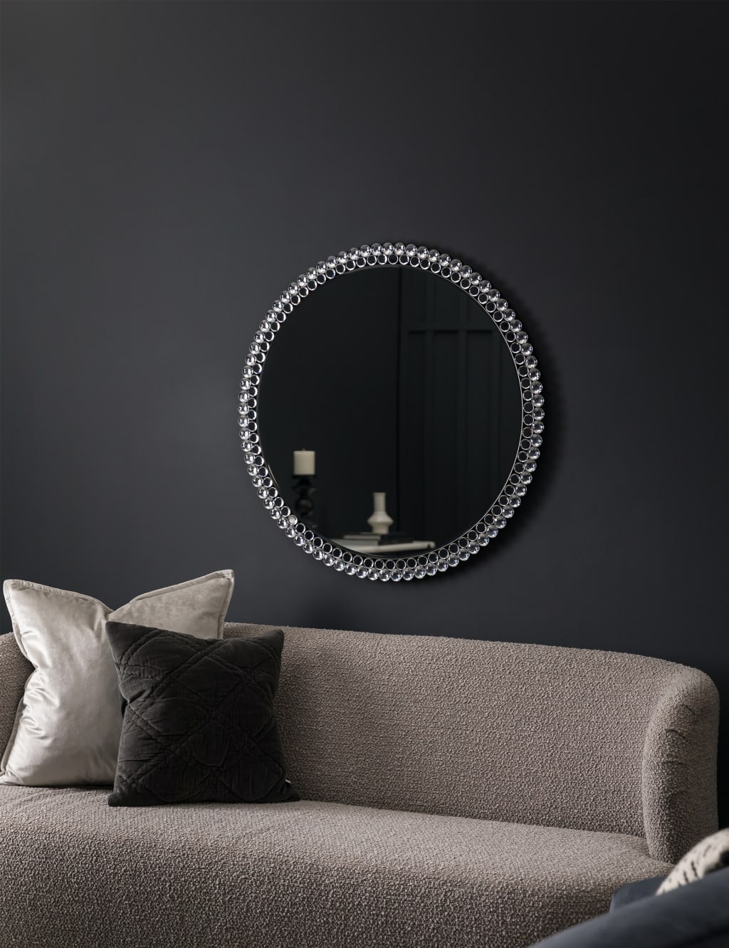 Fallon Large Round Wall Mirror