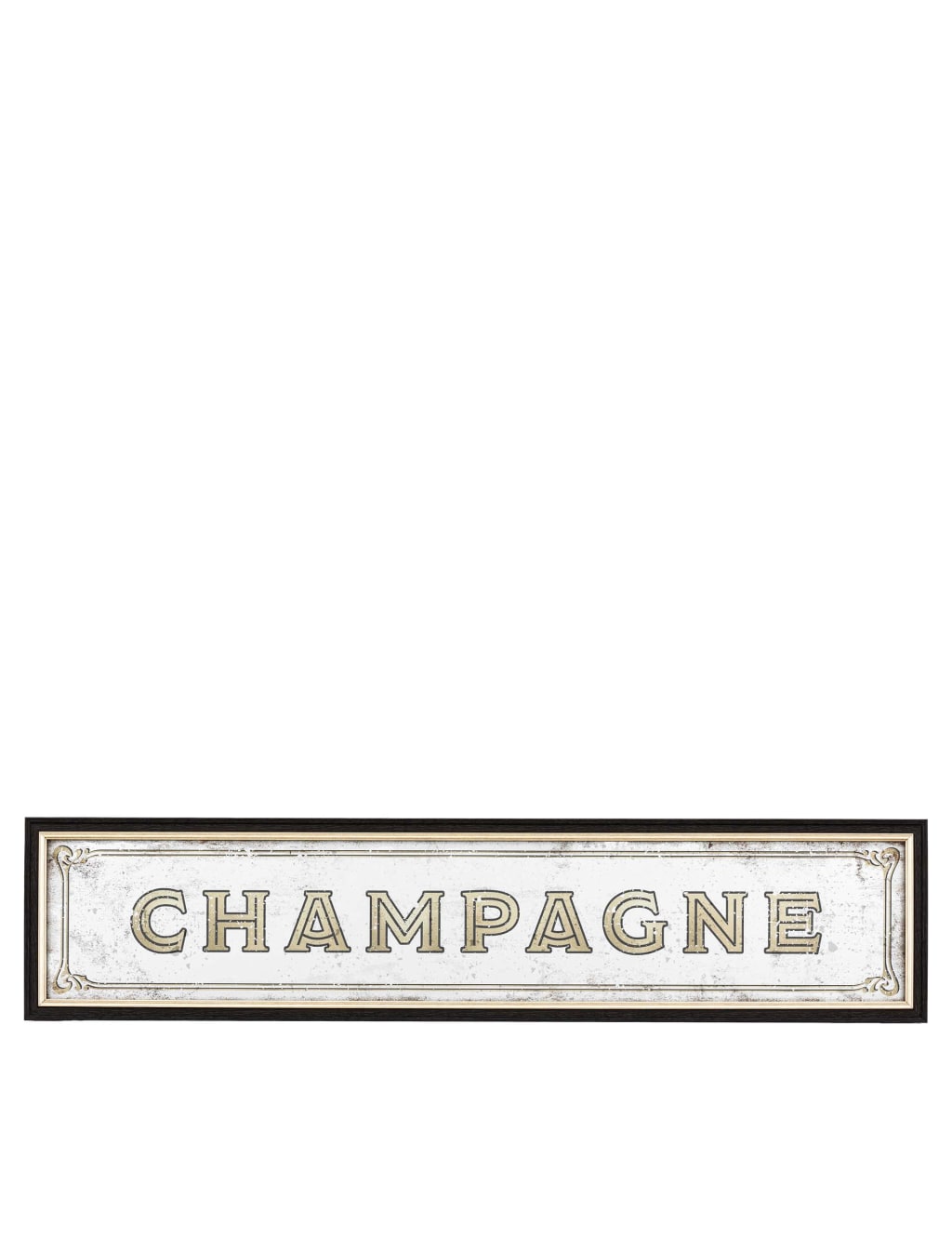 Champagne Extra Large Rectangular Mirror