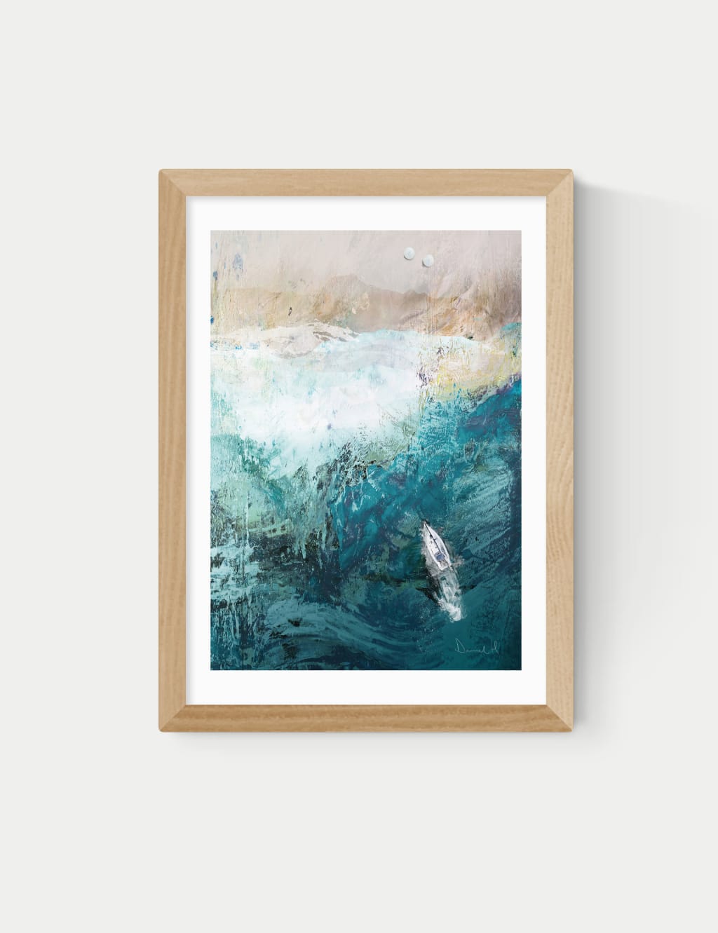 Azure Walk Framed Art