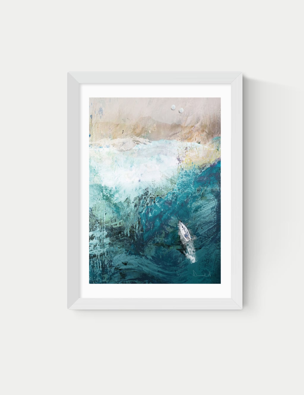 Azure Walk Framed Art